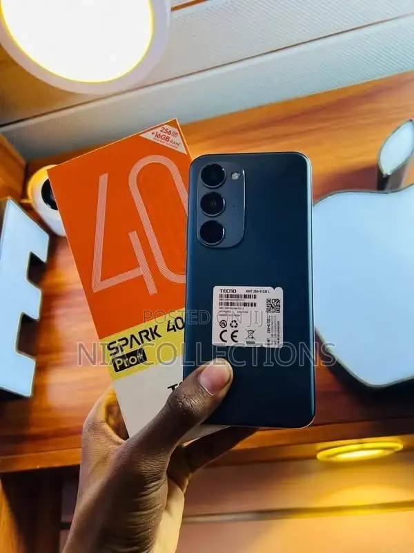 New Tecno Spark 40 Pro+ 256 GB Black
