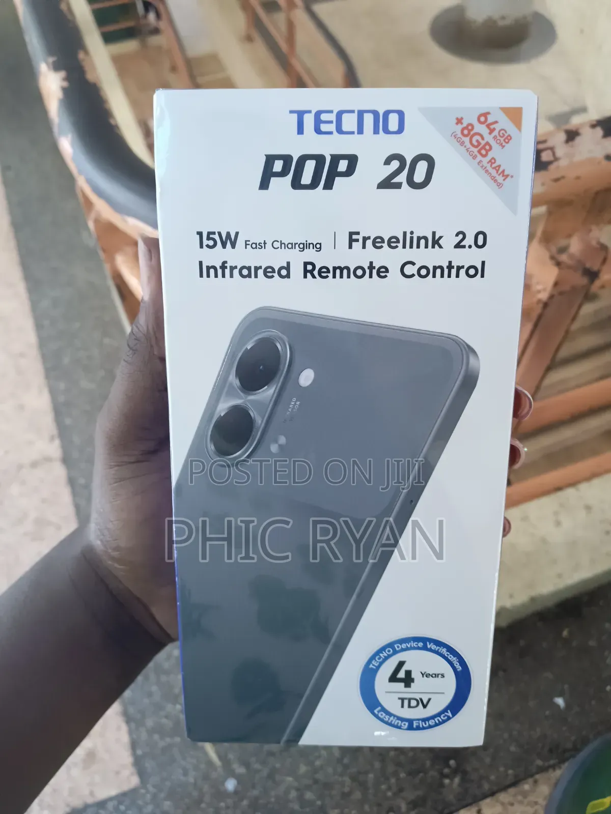 New Tecno Pop 20 64 GB Gray