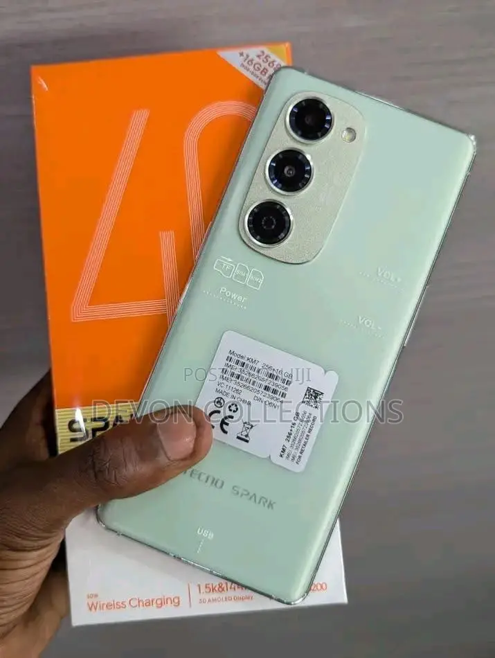 New Tecno Spark 40 Pro+ 256 GB Green