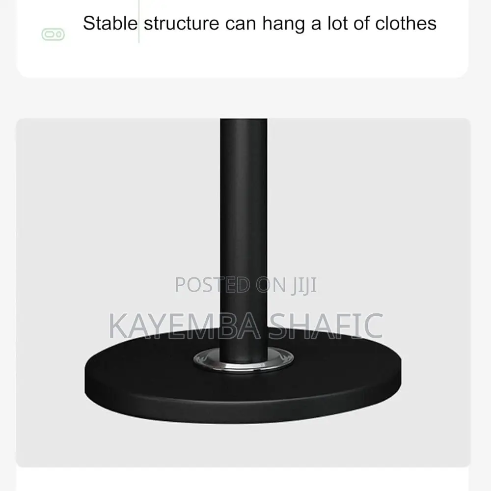 Modern 12-Hook Metal Standing Coat and Hat Rack