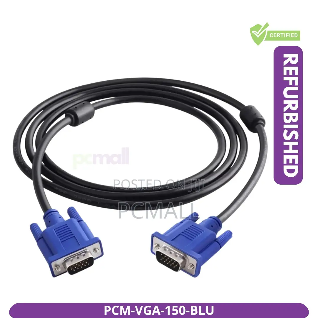 Ultra Hd 1.5m Vga Cable Blue New PCM-Vga-150