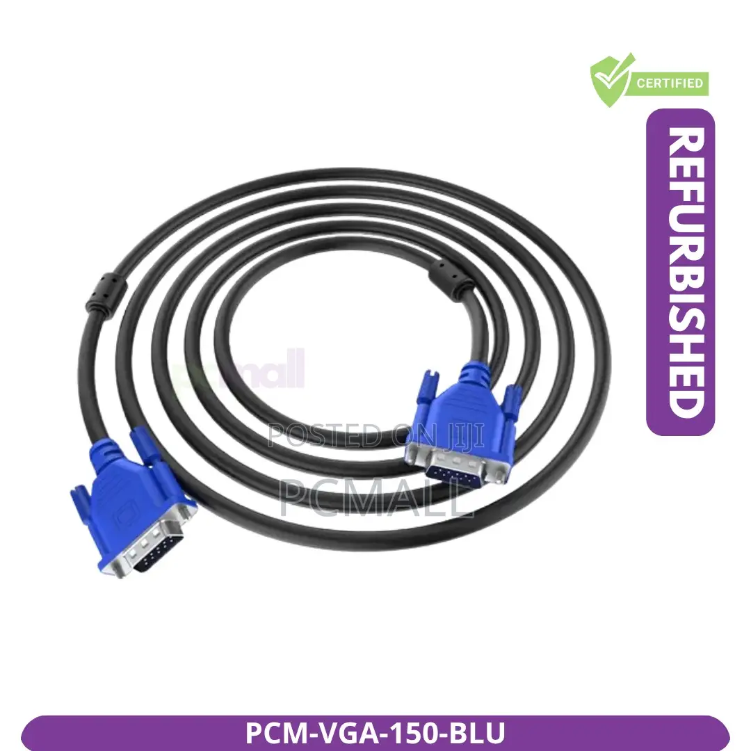 Ultra Hd 1.5m Vga Cable Blue New PCM-Vga-150