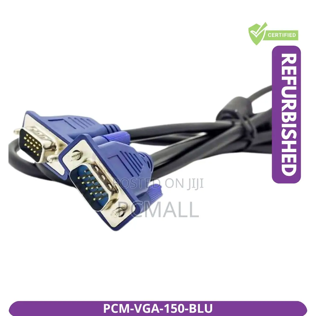 Ultra Hd 1.5m Vga Cable Blue New PCM-Vga-150