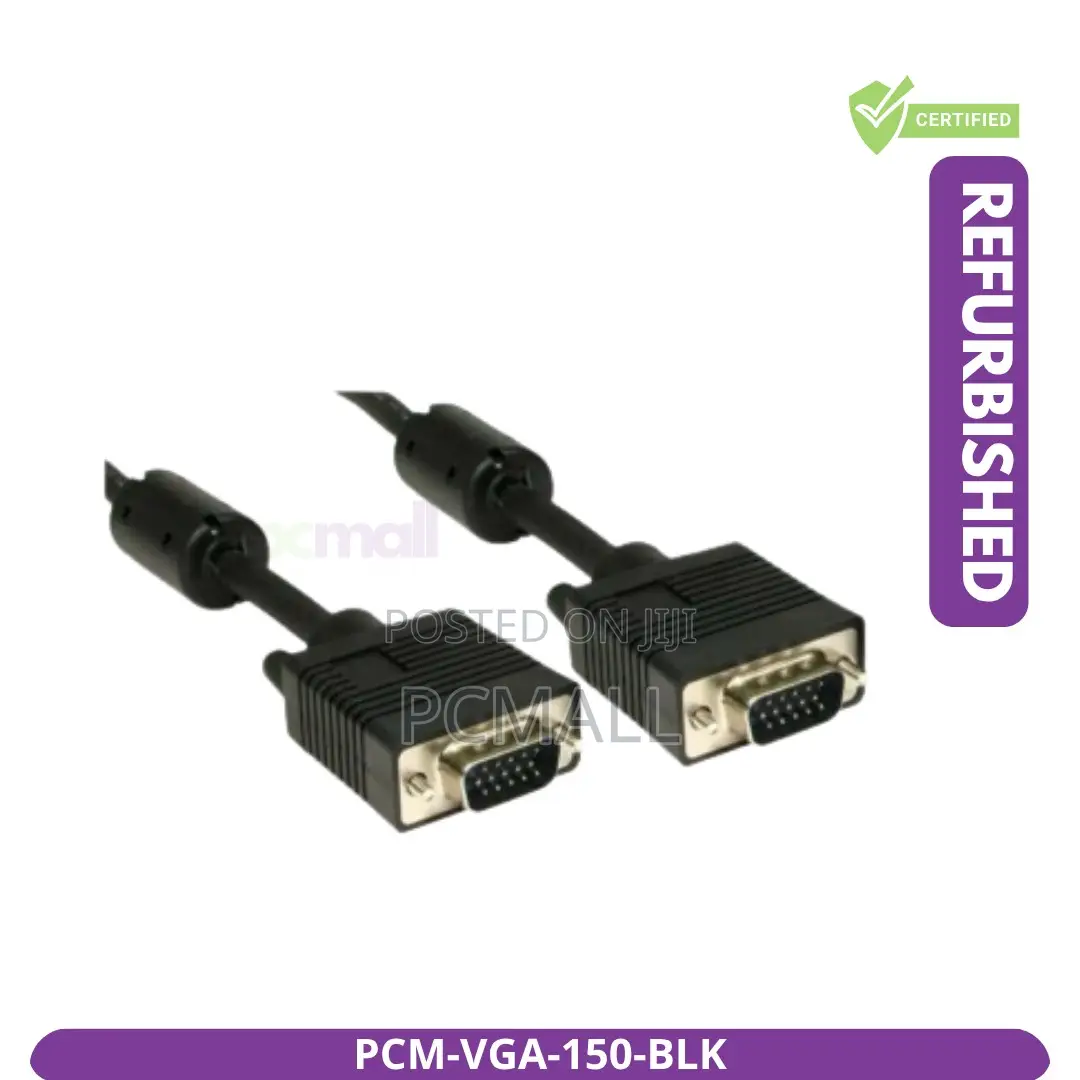 Ultra Hd Vga Cable 1.5m PCM-Vga-150-BLK New
