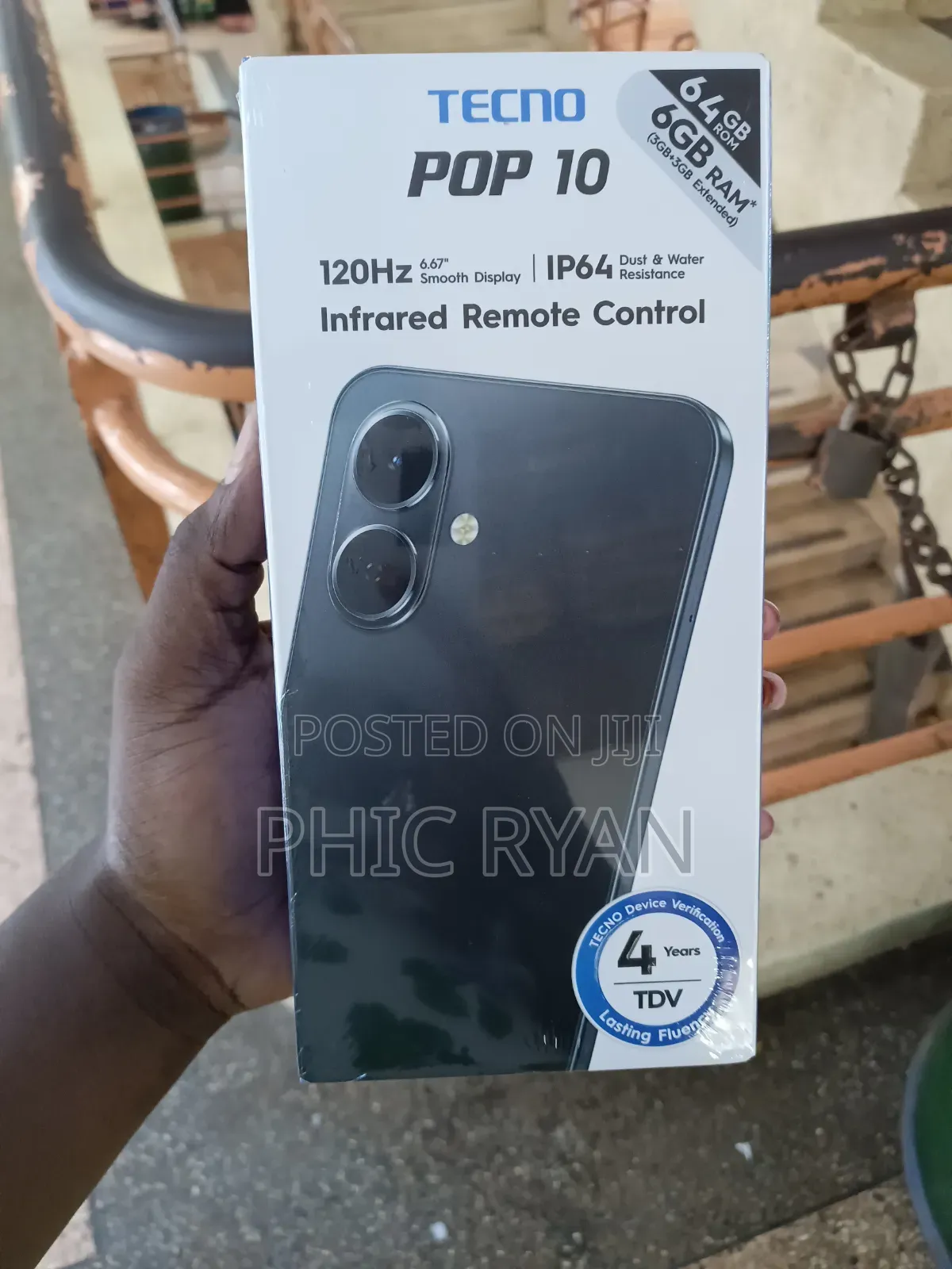 New Tecno Pop 10 64 GB Gray