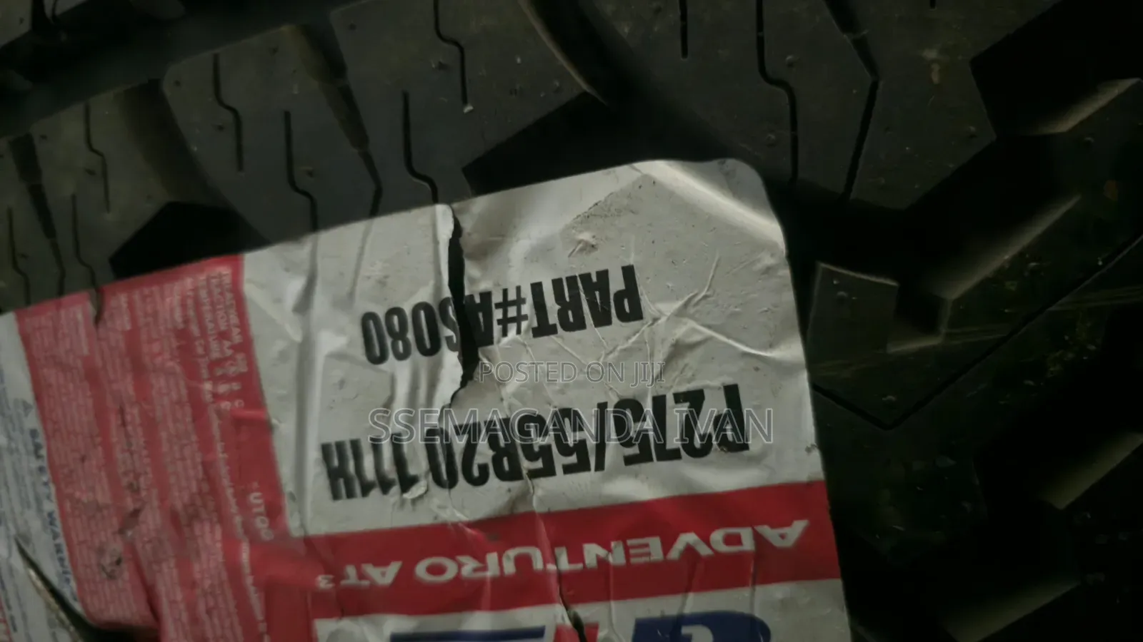 275/55r20 Adventuro a/T Gt Radial Indonesian