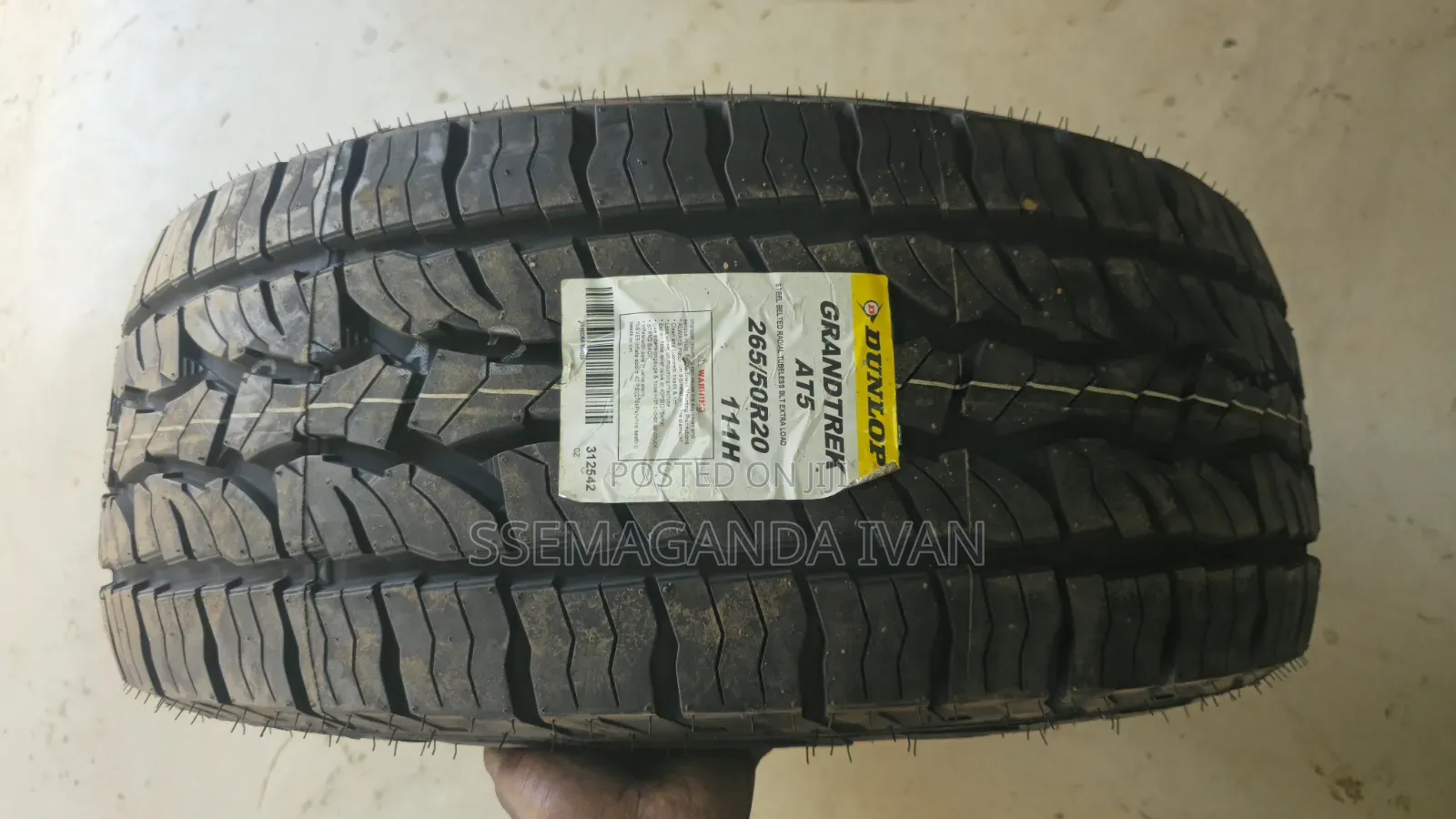 265/50r20 Dunlop Grandtrek At5 Original