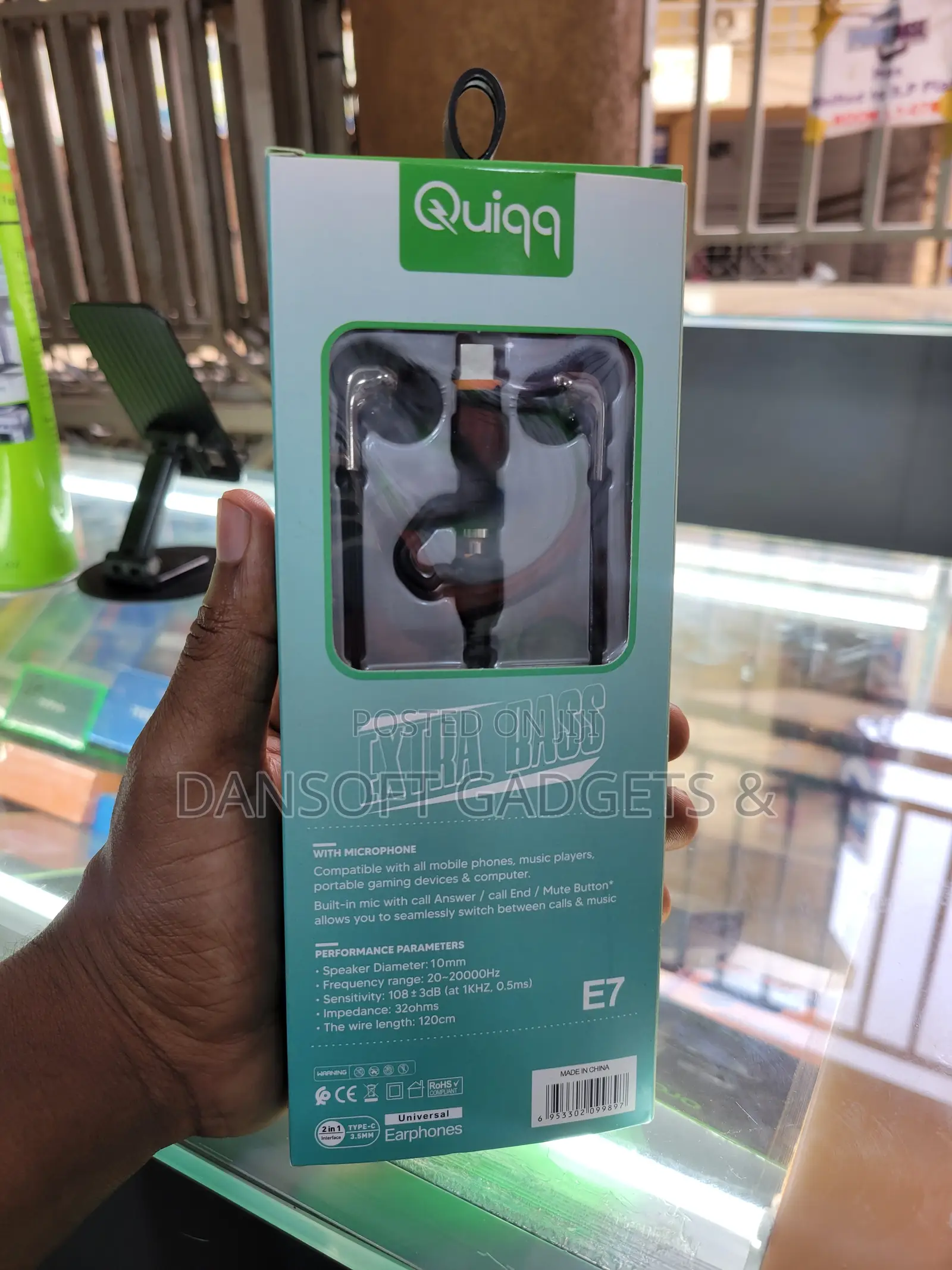 2-in-1 Wired Earphones Type C/ Pin