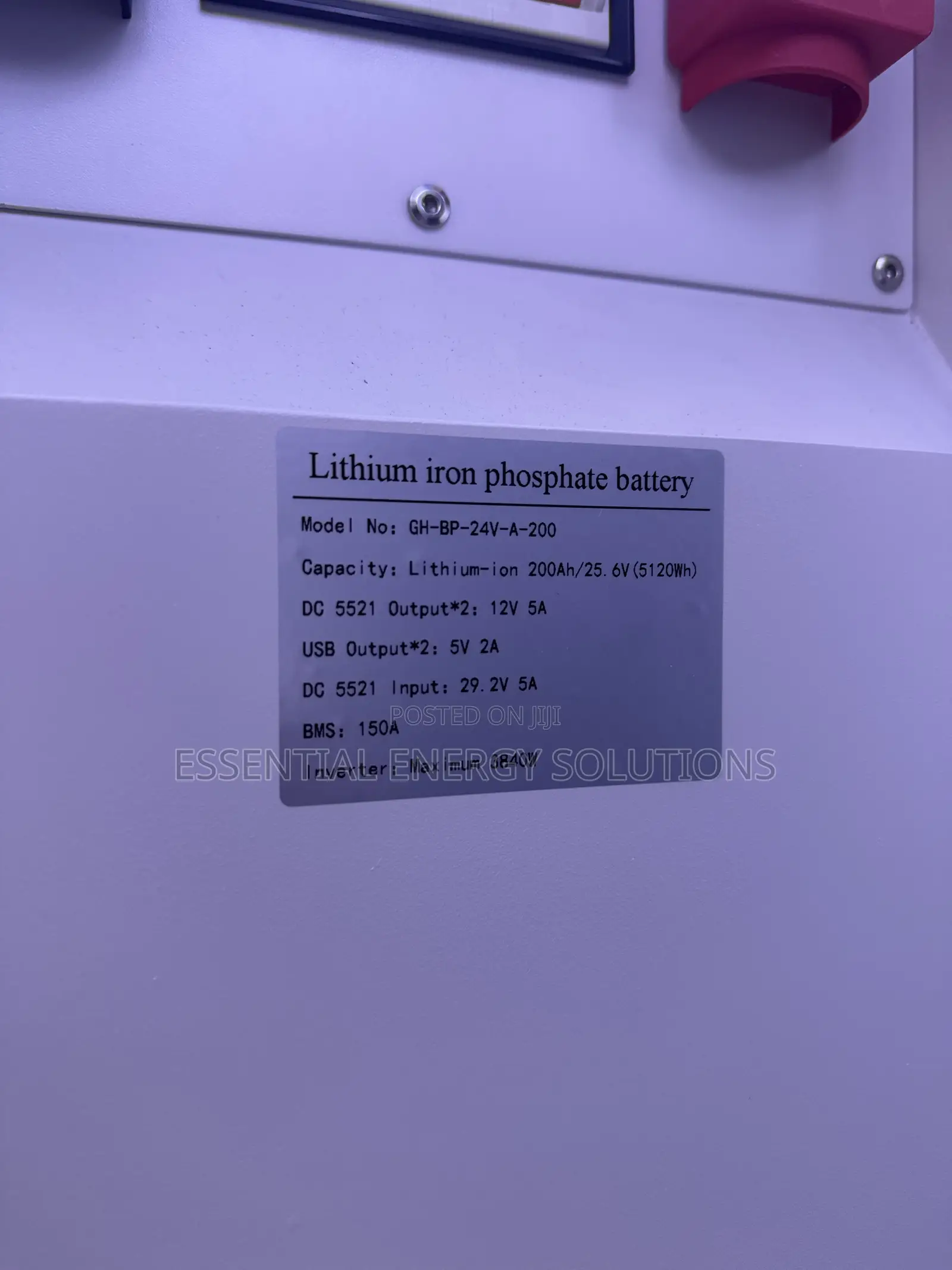 5kwh 24v Lithium Phosphate Battery