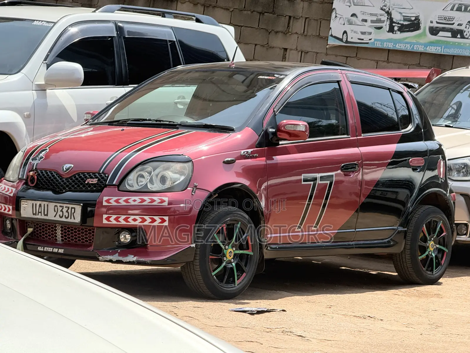 Toyota Vitz 2007 Red