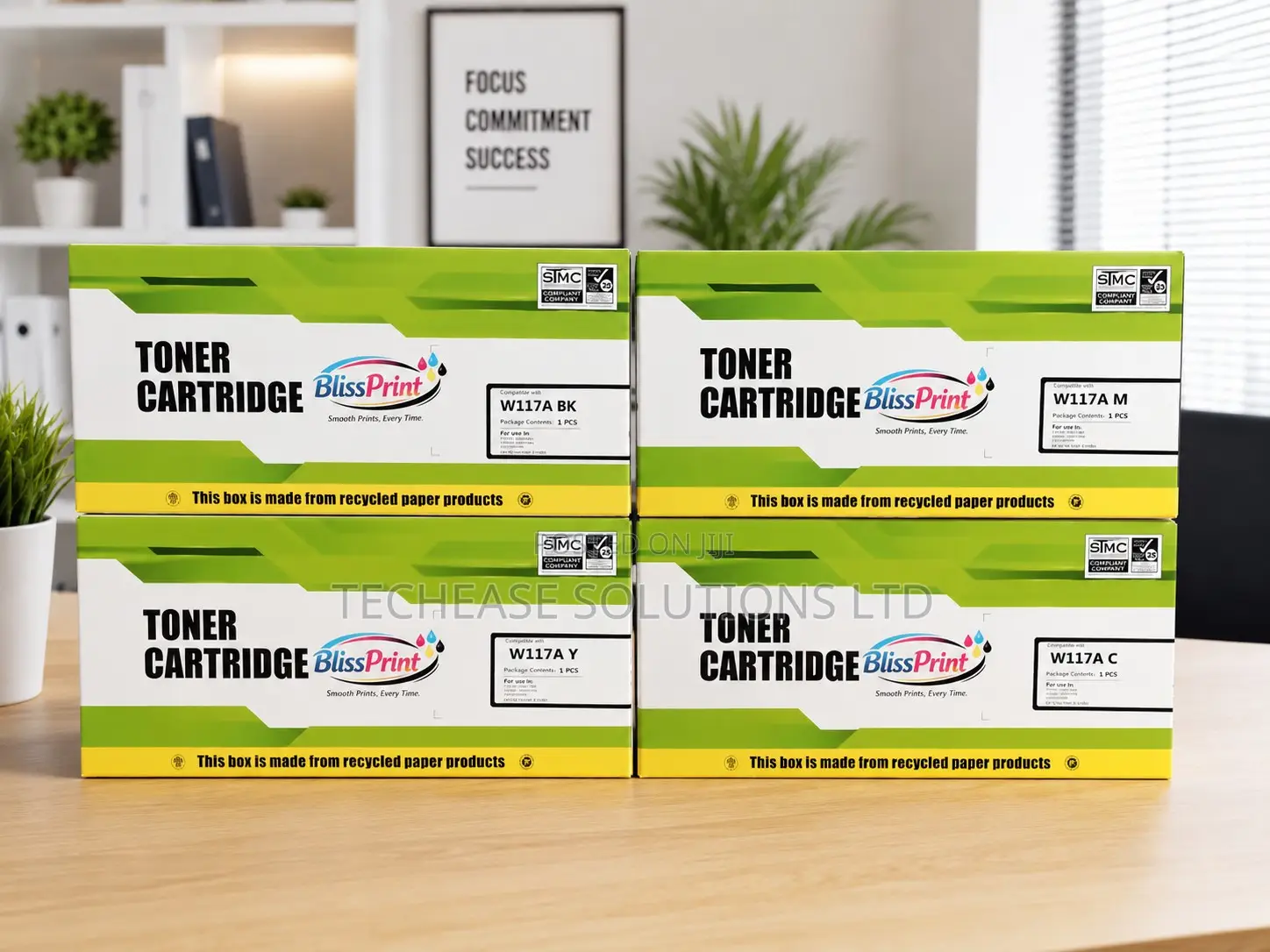 Blissprint W117a Toner Cartridge Set