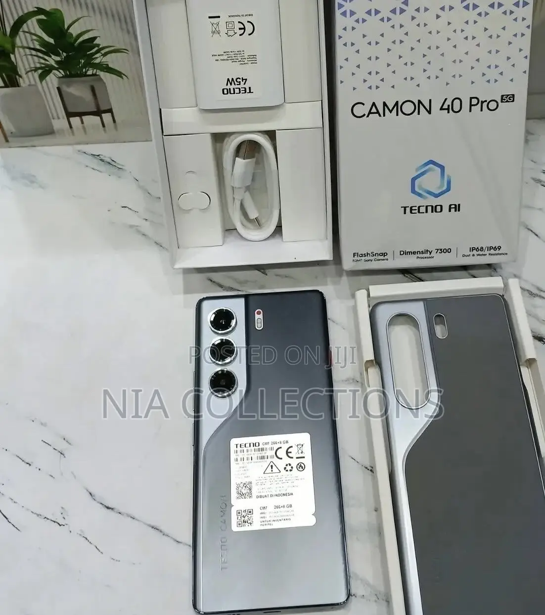 New Tecno Camon 40 Pro 5G 256 GB Gray