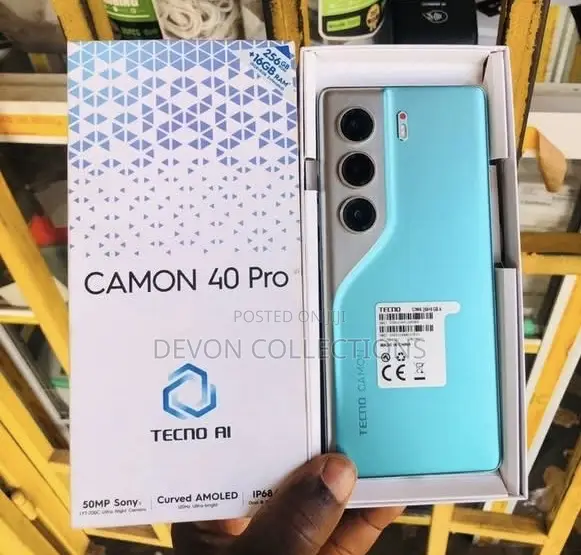 New Tecno Camon 40 Pro 5G 256 GB Green