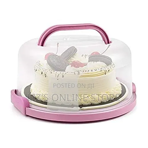 Portable Cake Storage Bin Cupcake Holder Container Box
