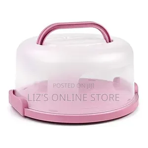 Portable Cake Storage Bin Cupcake Holder Container Box