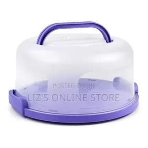 Portable Cake Storage Bin Cupcake Holder Container Box