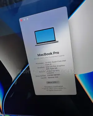 Laptop Apple MacBook Pro 2020 8GB Intel Core i5 SSD 256GB