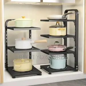 4-Tier Adjustable Kitchen Cookware Organizer