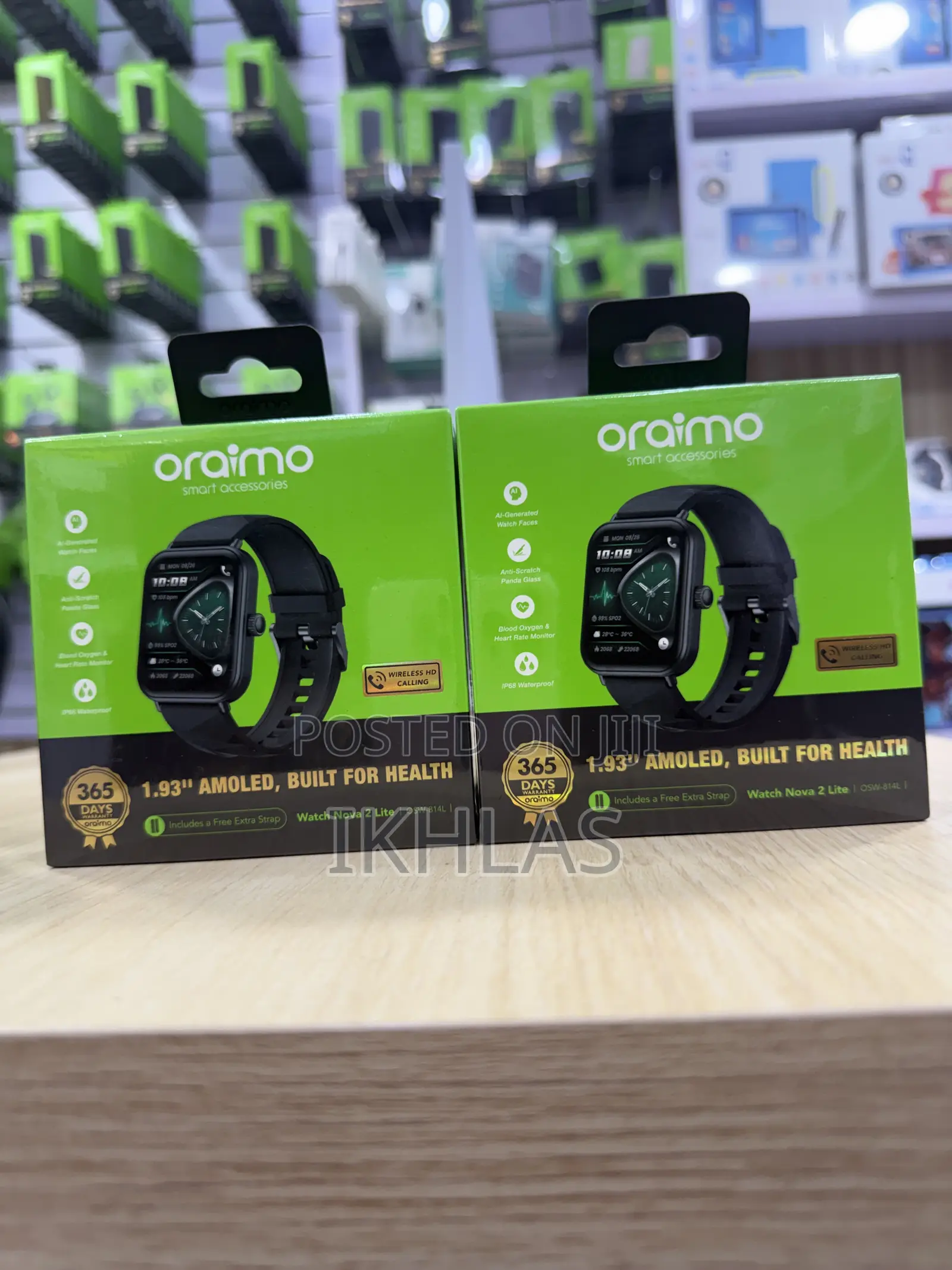 Oraimo Watch Nova 2 Lite Osw-814l Smart Watch With Heartrate Monitor