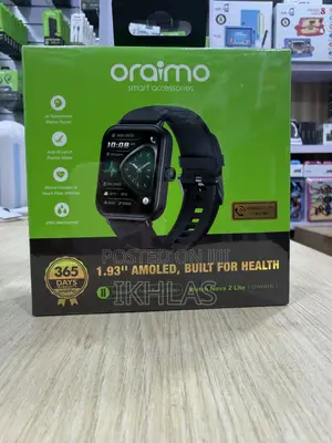 Oraimo Watch Nova 2 Lite Osw-814l Smart Watch With Heartrate Monitor