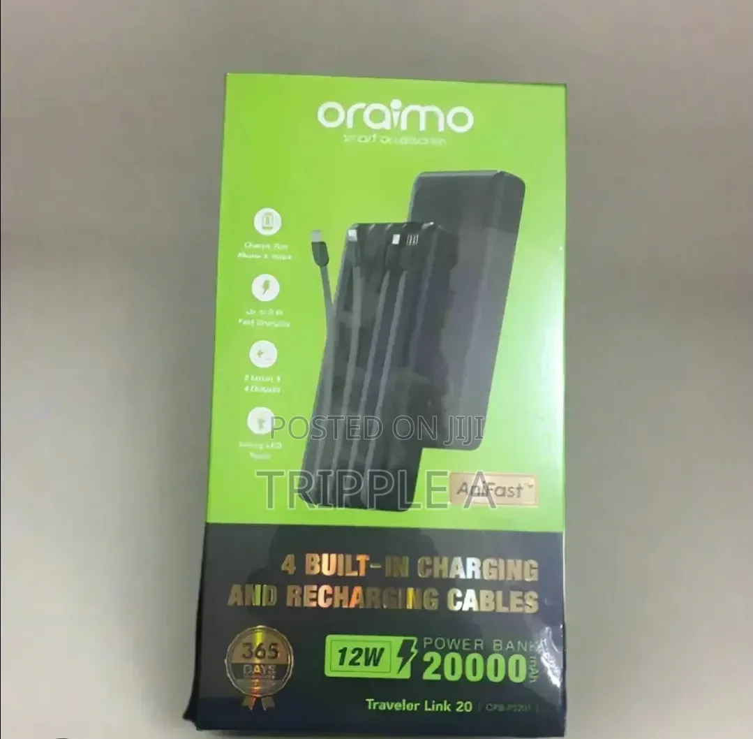 Oraimo Traveler Link 20 Power Bank(20000mah)