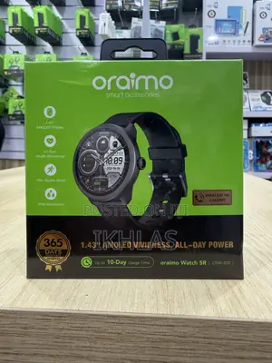 Oraimo Watch 5r Osw-820 Smart Watch Has Vivid Amoled Screen Display