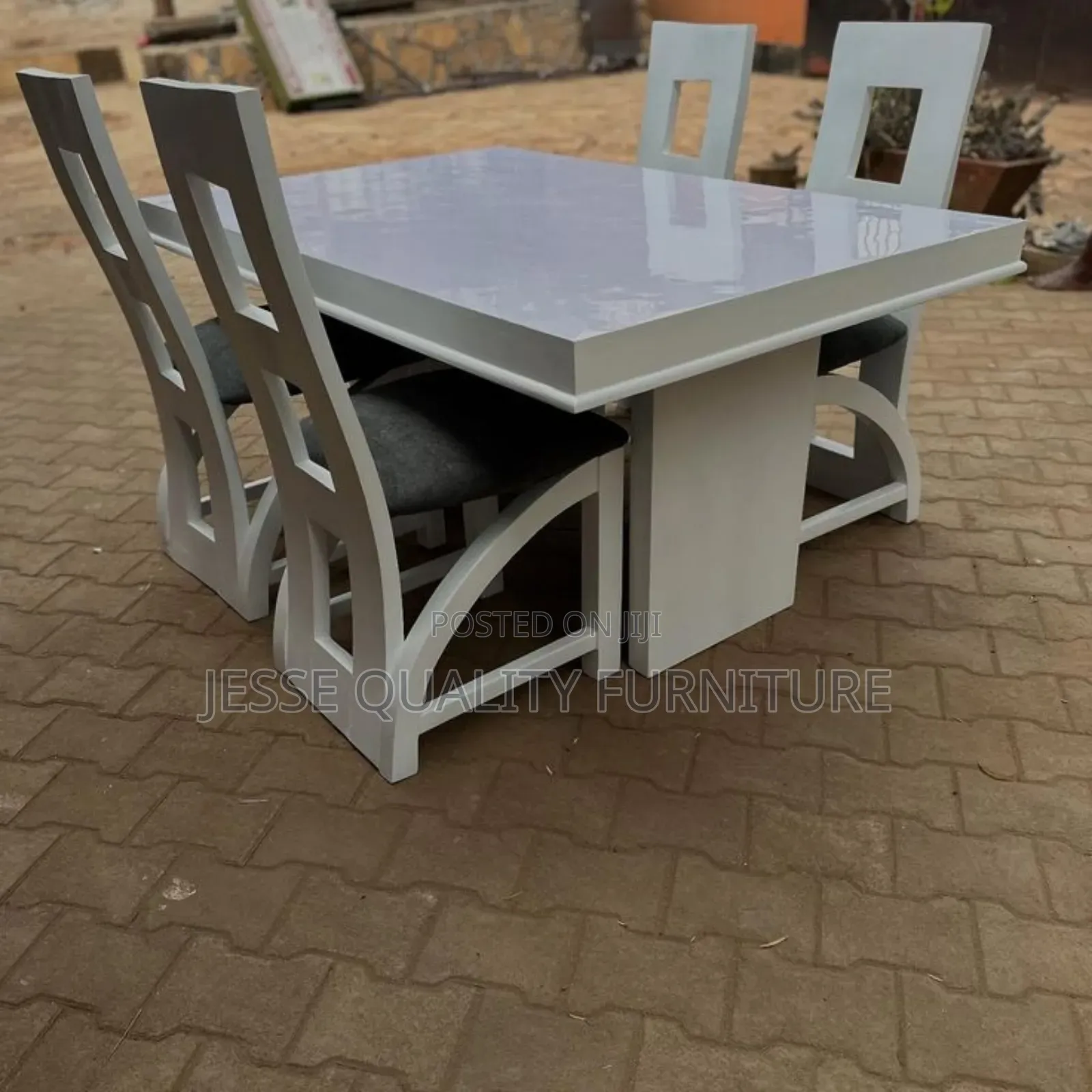 Four Seater White Dining
