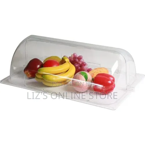 Transparent Bakery Pan Bread Bowl Dessert Display Cabinet