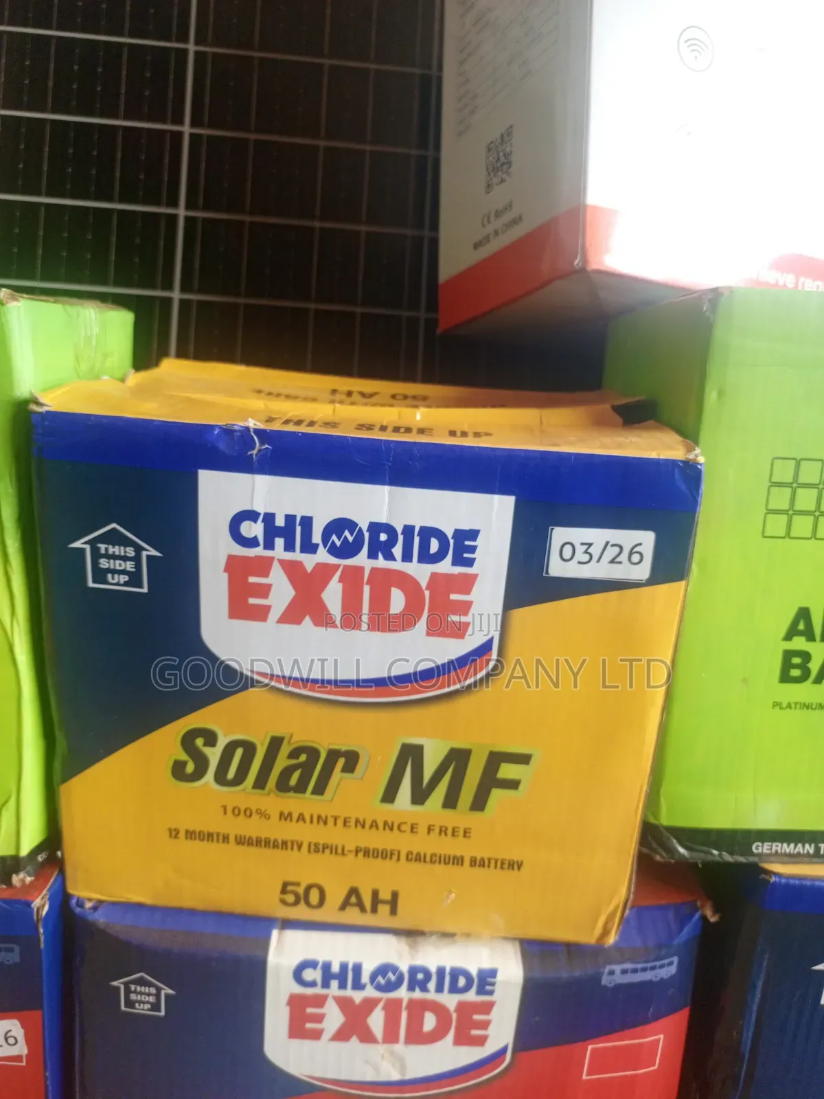 50ah Interstellar Chloride Exide Solar Battery