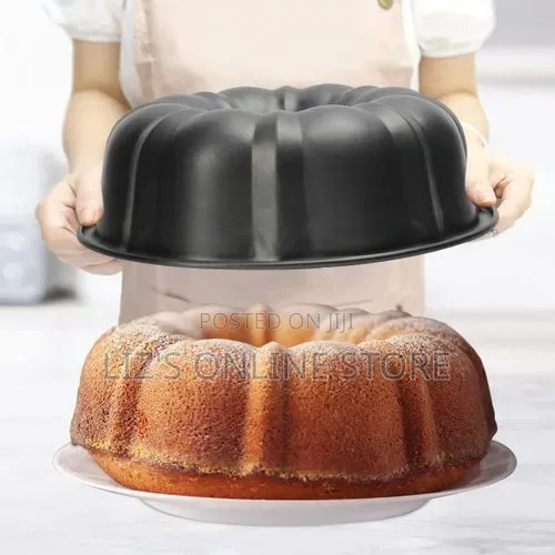 Bundt Cake Pan Round Nonstick Fluted Tube
