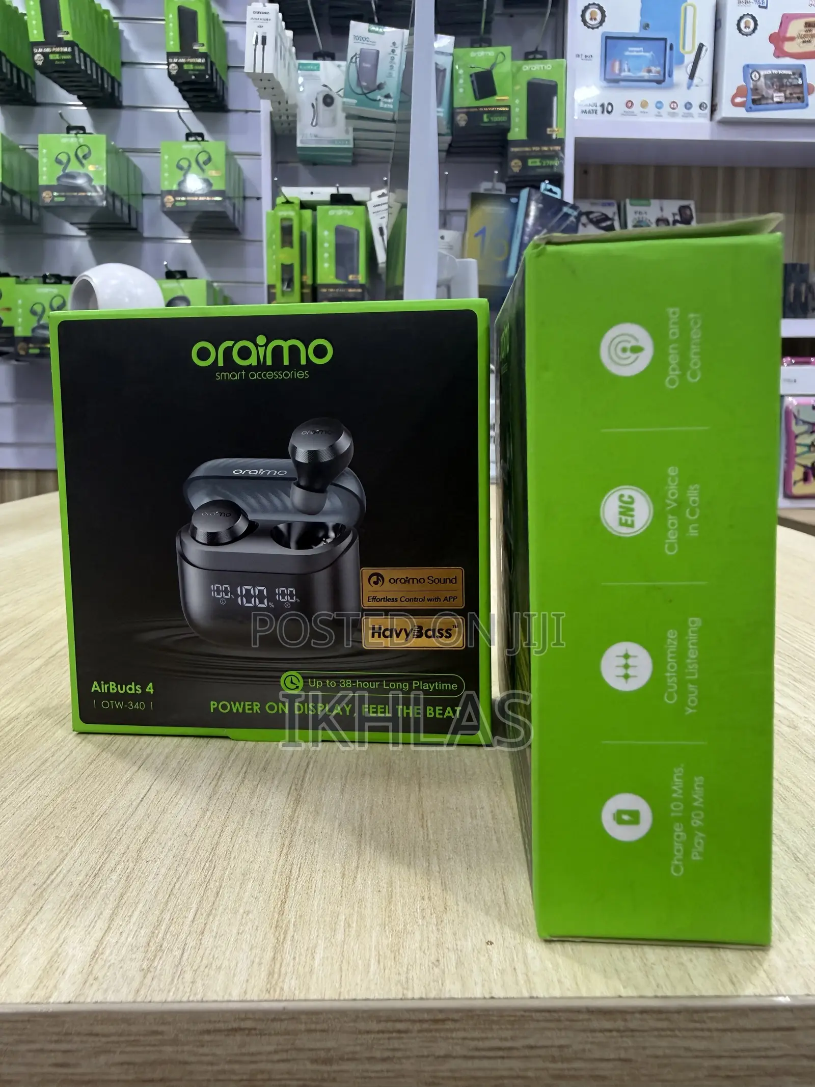 Oraimo Airbuds 4 Otw- 340 Wireless Earbuds With Powerful Deep Bass