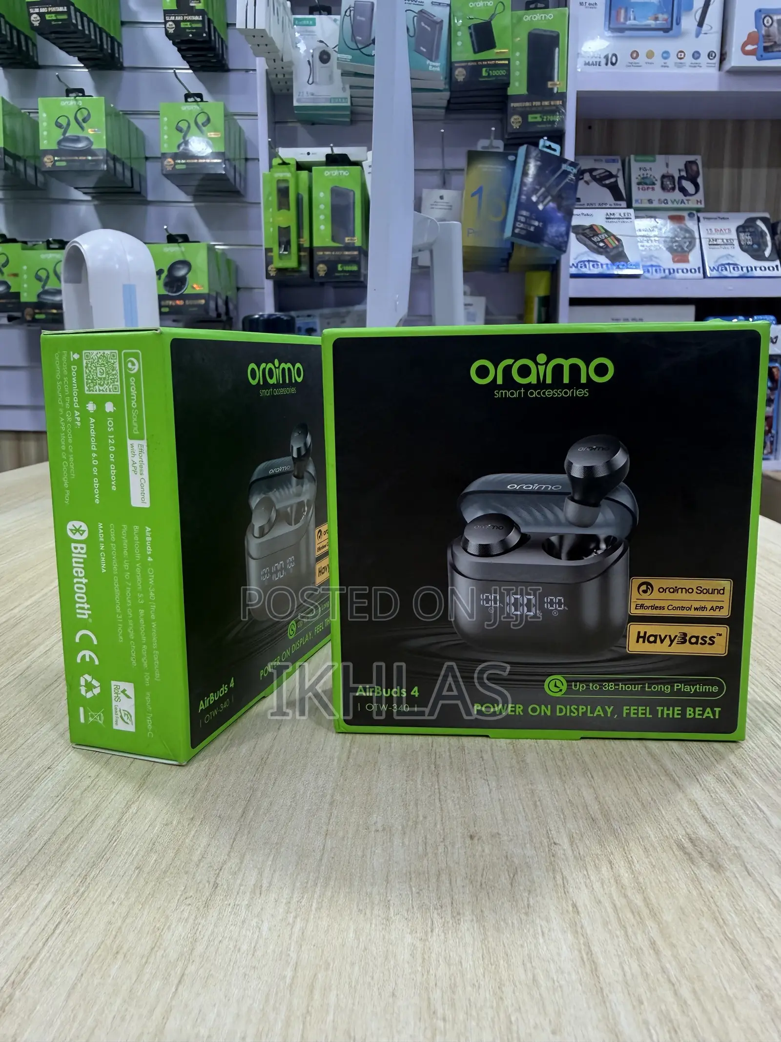 Oraimo Airbuds 4 Otw- 340 Wireless Earbuds With Powerful Deep Bass
