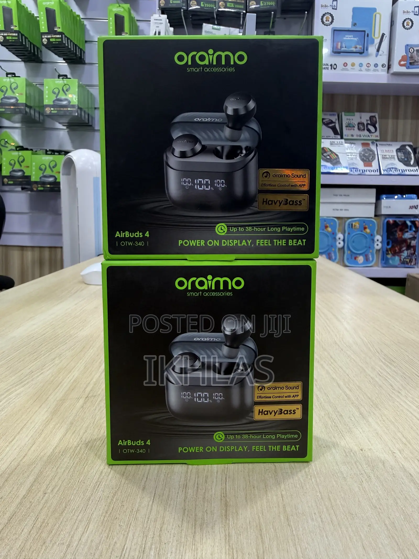 Oraimo Airbuds 4 Otw- 340 Wireless Earbuds With Powerful Deep Bass
