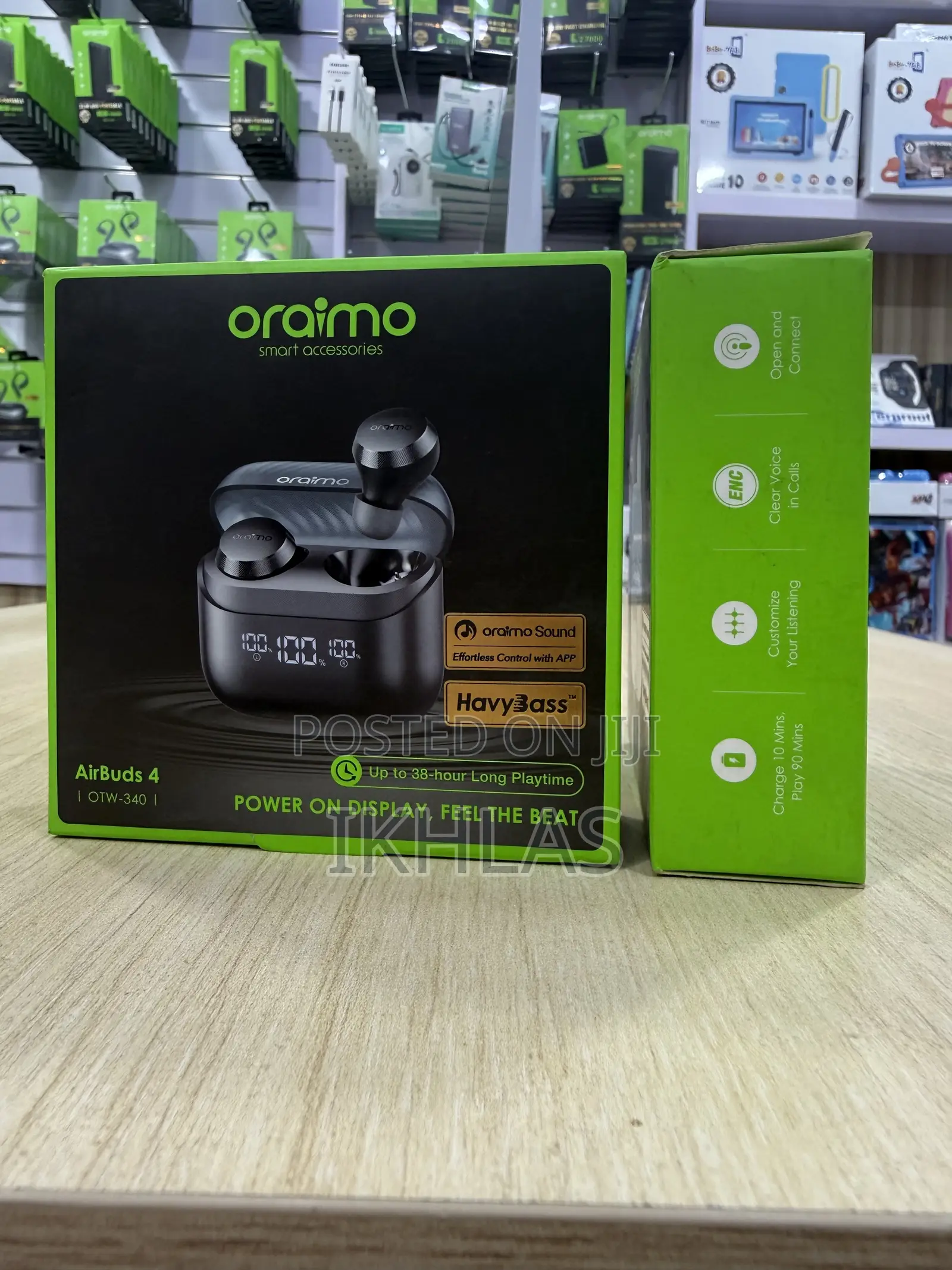 Oraimo Airbuds 4 Otw- 340 Wireless Earbuds With Powerful Deep Bass