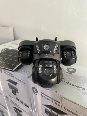 4g Simcard Solar Camera of 3 Lenses