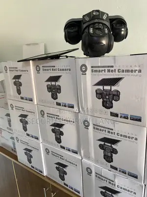 4g Simcard Solar Camera of 3 Lenses