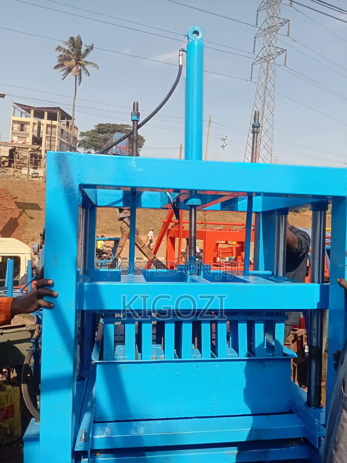Hhighdrolic Electric Brick Making Machine Uses Sand And Cement