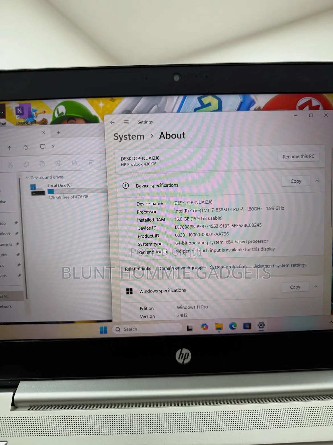Laptop HP 430 G6 16GB Intel Core i7 SSD 512GB