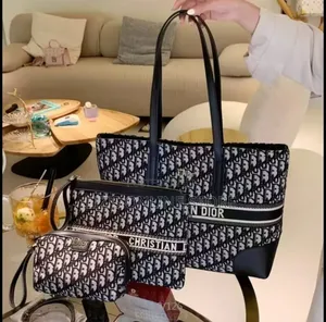 Christian Dior Branded 3-Piece Bag Set