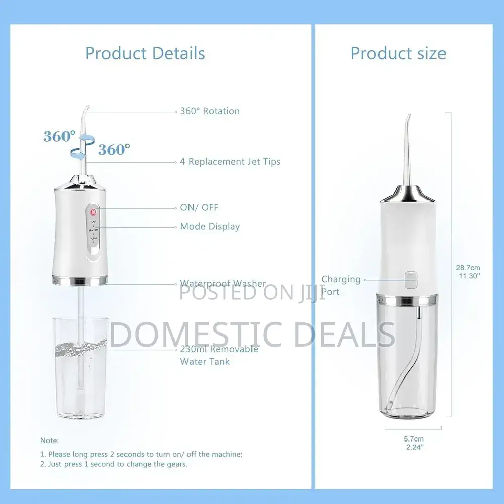 Wireless Oral Irrigator
