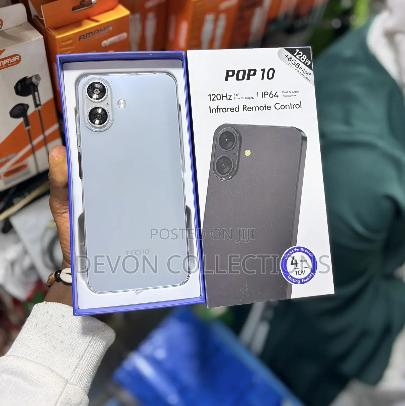 New Tecno Pop 10 128 GB White