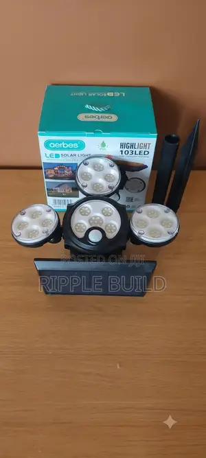 Aerbes Ab-Ta121 100 Led Solar Motion Sensor Garden Light
