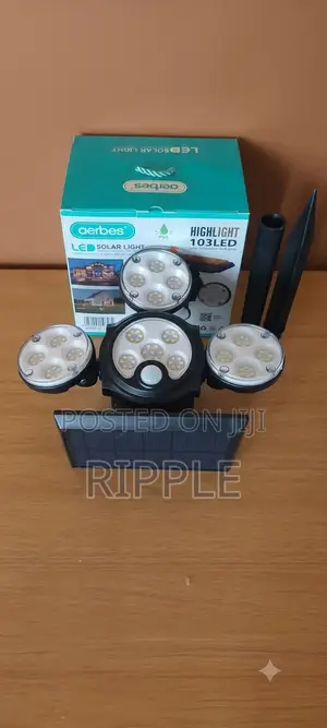 Aerbes Ab-Ta121 100 Led Solar Motion Sensor Garden Light