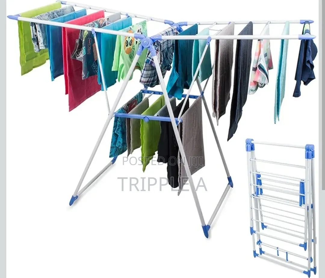 Plastic Cloth Hunger Rack Foldable