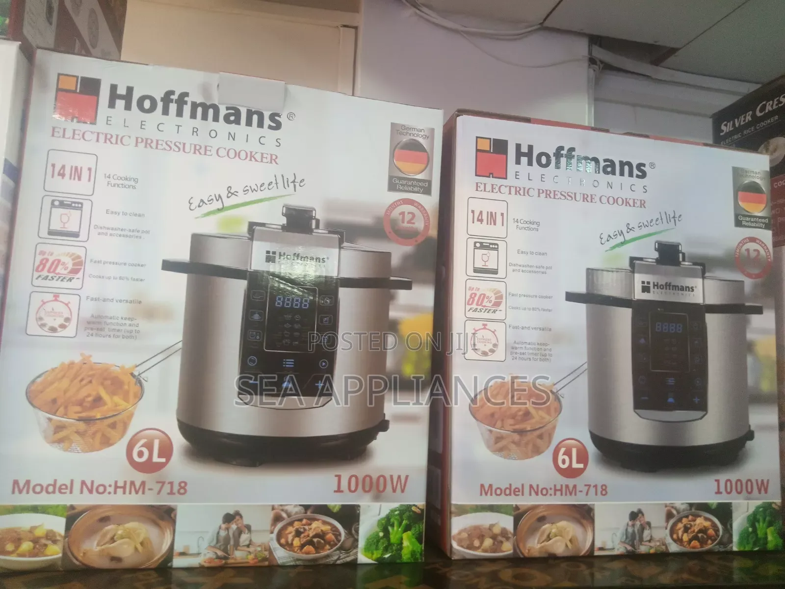 Hoffmans Pressure Cooker 6liters