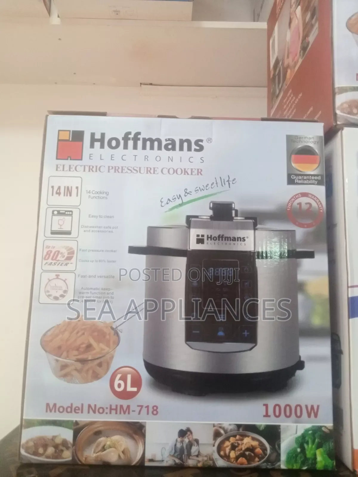 Hoffmans Pressure Cooker 6liters