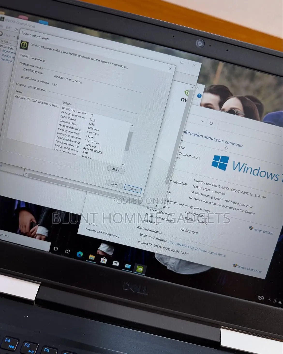 Laptop Dell G7 15 7588 16GB Intel Core i5 SSD 512GB