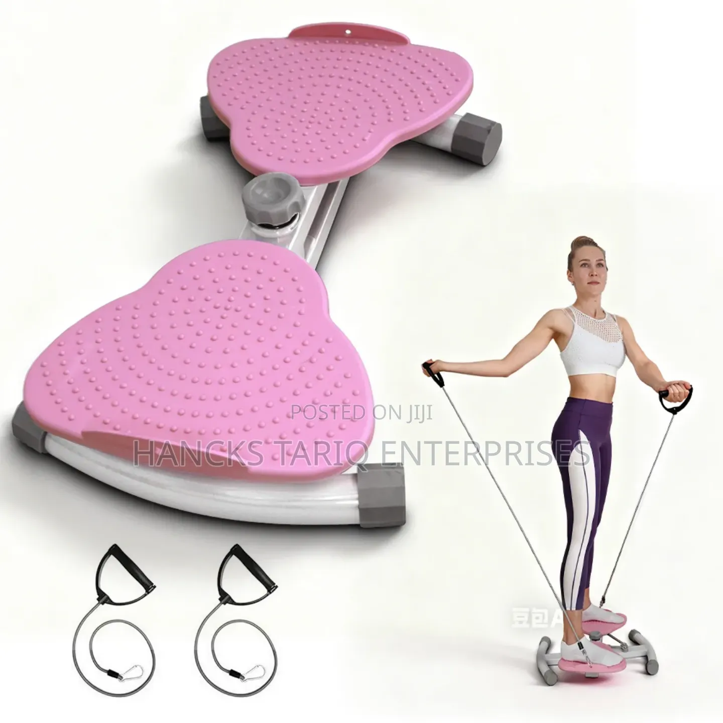 Home Fitness Twist Stepper With Resistance Bands