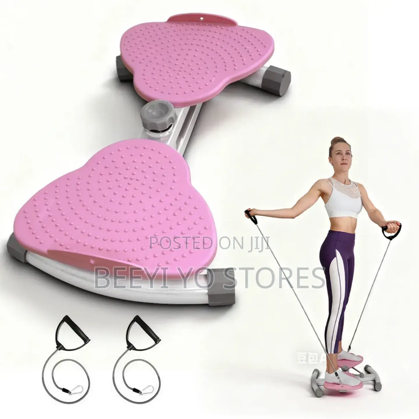 Home Fitness Twist Stepper With Resistance Bands