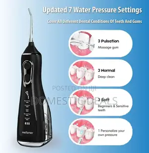 Portable Cordless Water Flosser for Teeth Cleaning